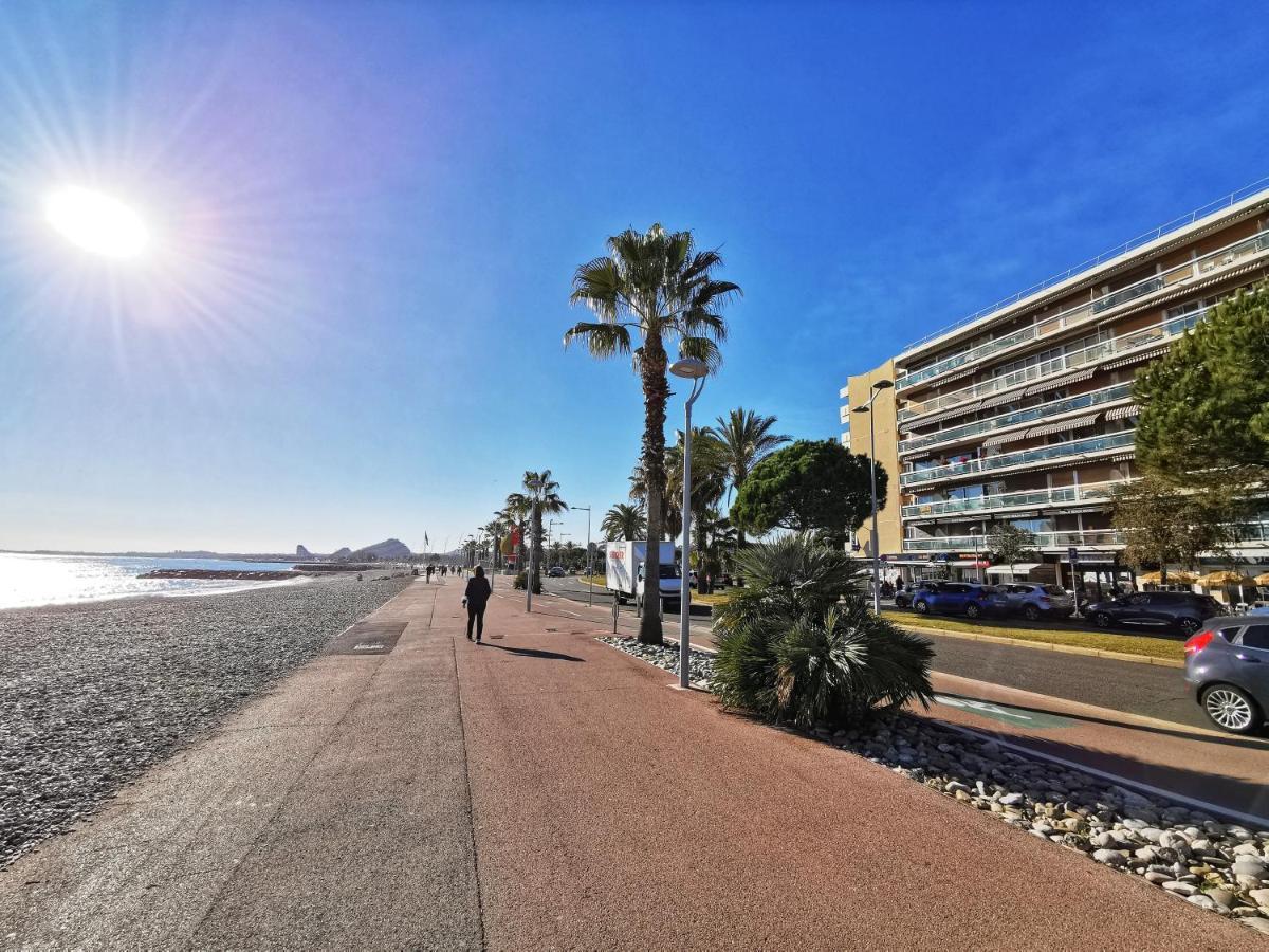 Panoramic Sea View Studio 24H Checkin Cagnes-sur-Mer Exteriör bild