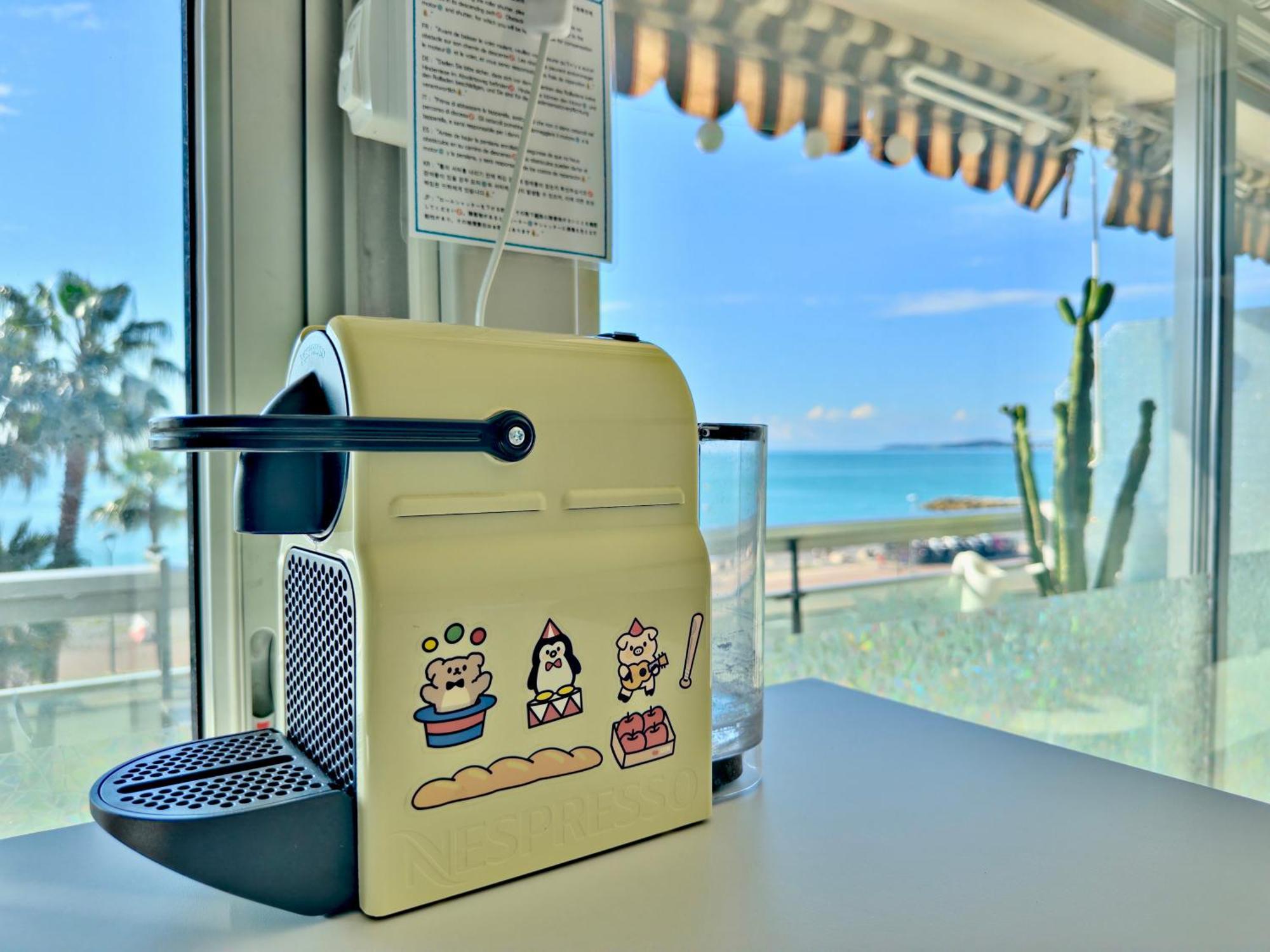 Panoramic Sea View Studio 24H Checkin Cagnes-sur-Mer Exteriör bild